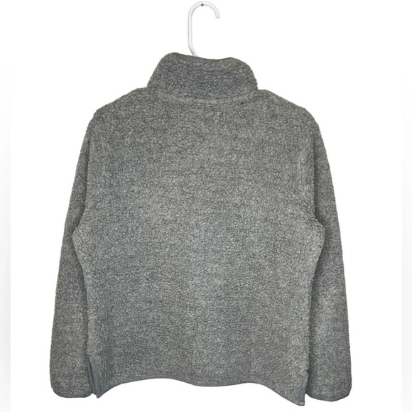 Marine Layer Lady Sherpa Corbet in Heather Grey Size Large Retail $148 - Picture 4 of 13